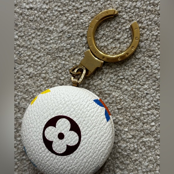Louis Vuitton Monogram Multicolor Astropill Key Ring/Bag Charm M51911 *USED* - Picture 6 of 9